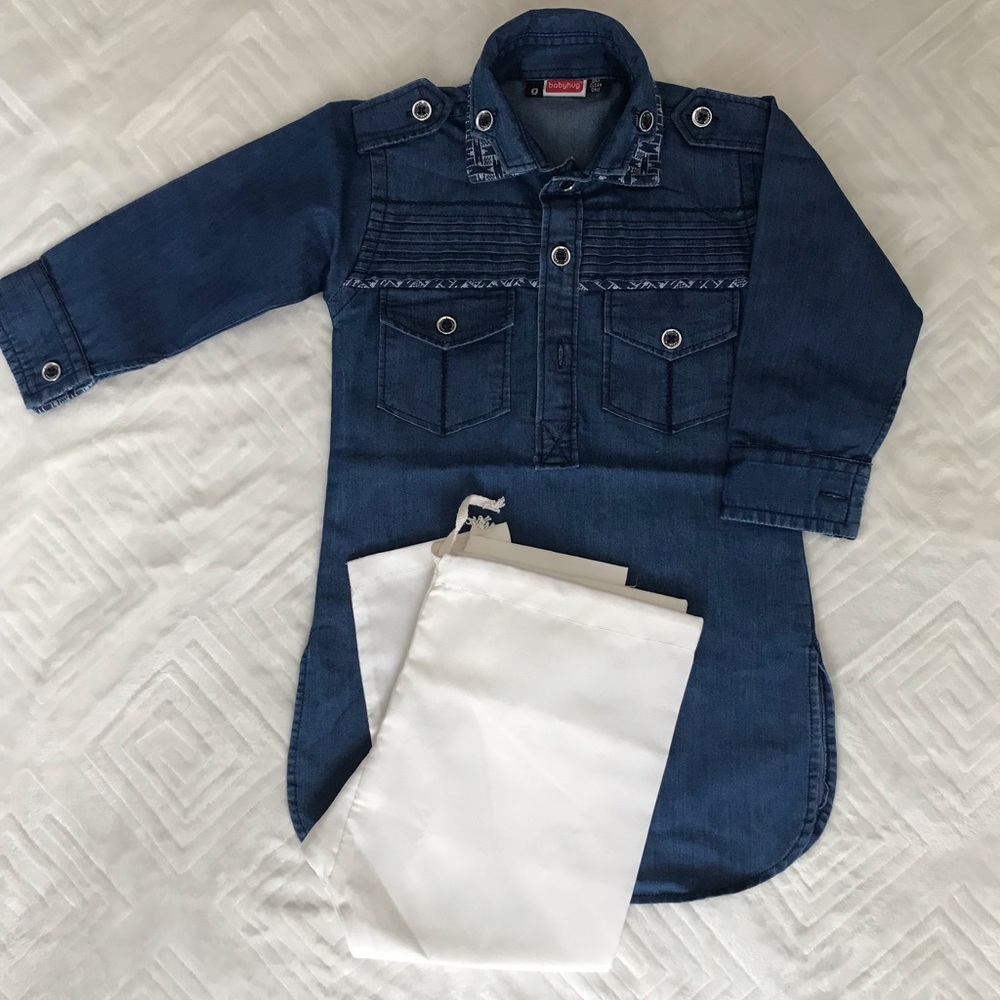 Indian Traditional Denim boys wear 1-2 year
